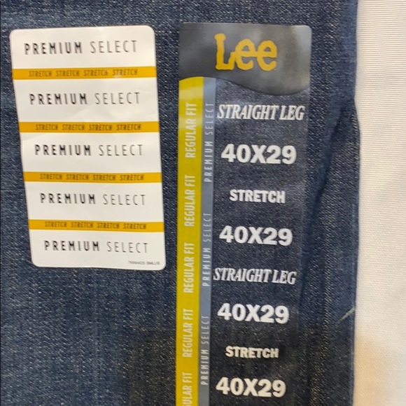 Mens Lee Jeans Regular Fit Straight Leg - Picture 3 of 9